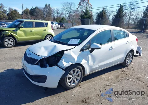 2015 Kia Rio Lx из США, поврежденный, VIN KNADM4A32F6489820